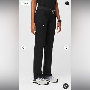 Figs black scrub bottoms style Kade size Small TALL